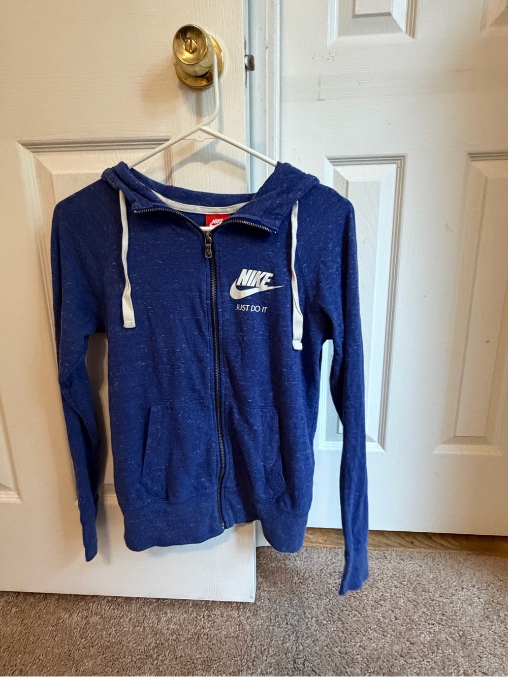 Nike Women’s Blue Zip-Up Hoodie Jacket
